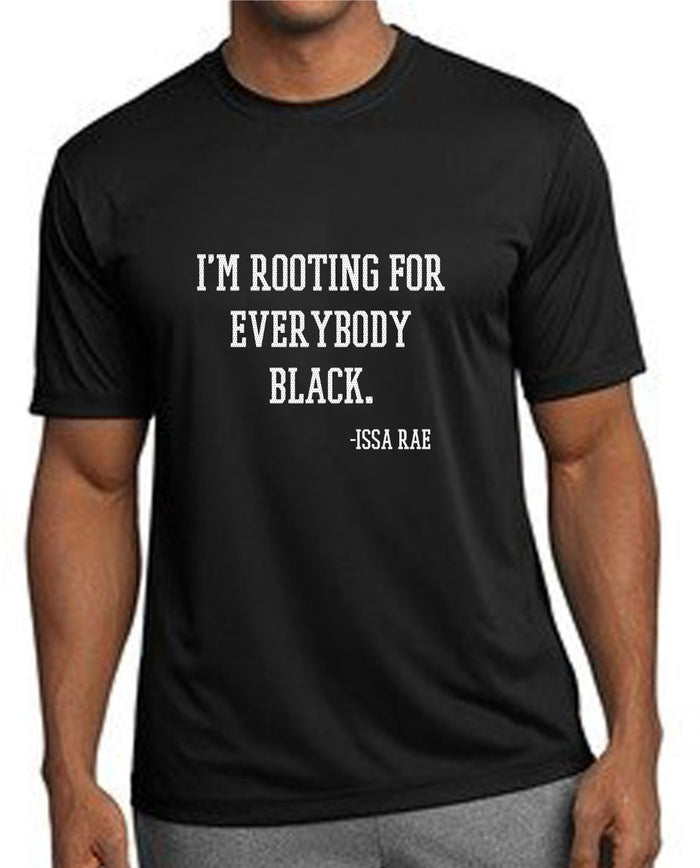 I'm Rooting For Everybody Black Crew Tee (Men's)